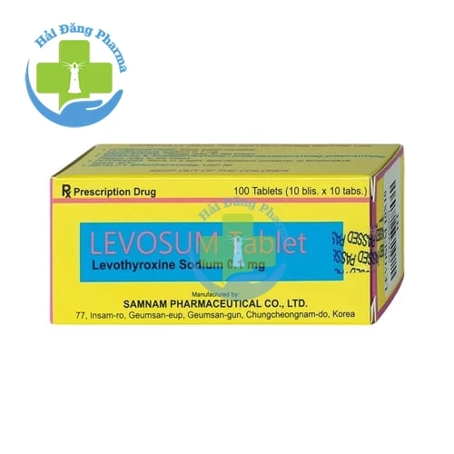 Levosum - Levothyroxin 0,1mg Samnam Pharma