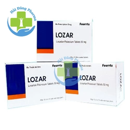 Lozar - Hộp 10 vỉ x 10 viên