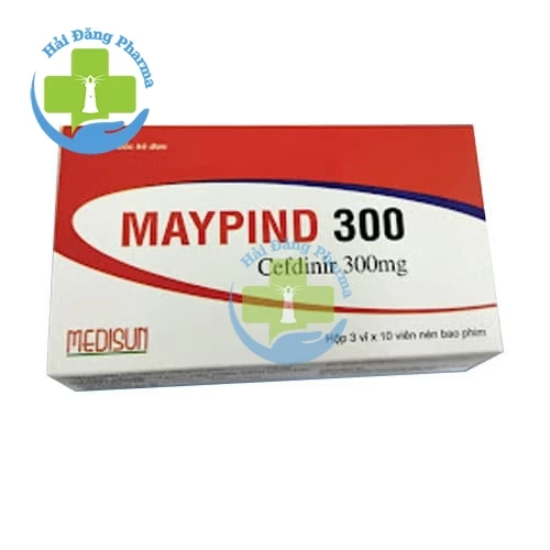 Maypind 300 - Hộp 3 vỉ, 10 vỉ x 10 viên