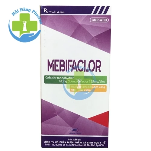 Mebifaclor - Hộp 01 chai nhựa 60ml