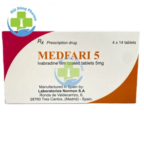 Medfari 5 - Ivabradine 5mg Laboratorios Normon