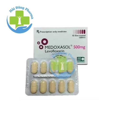 Medoxasol 500mg - Hộp 1 vỉ x 7 viên, hộp 1 vỉ x 10 viên