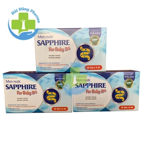 Men nước Sapphire For Baby 3Th 5ml Winpharma