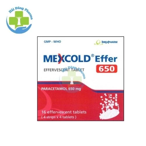 Mexcold Effer 650 - Paracetamol Imexpharm