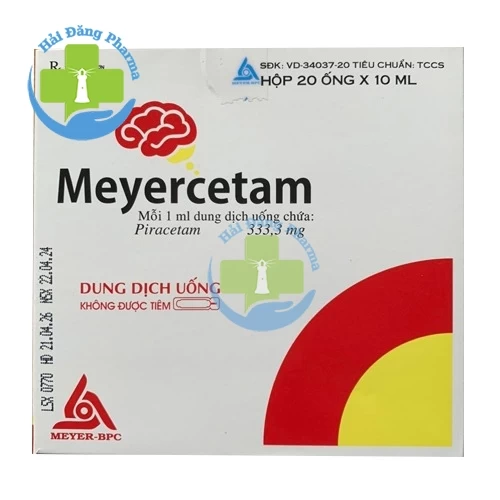 Meyercetam 10ml - Piracetam 333,3mg Meyer