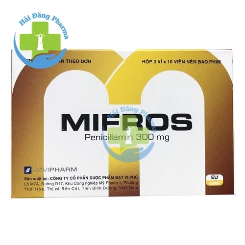 Mifros - Penicillamin 300mg DaviPharm