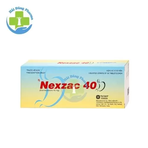 Nexzac 40mg - Esomeprazole Torrent