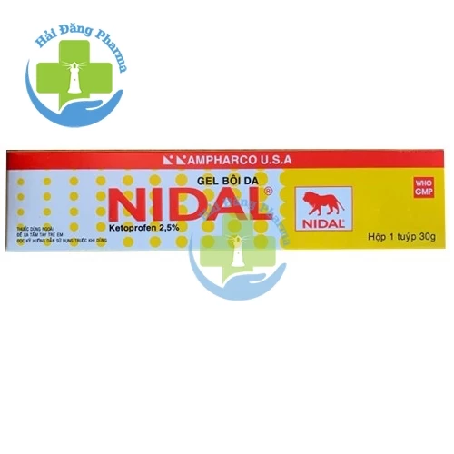 Nidal Gel 30g Ampharco (10 hộp)