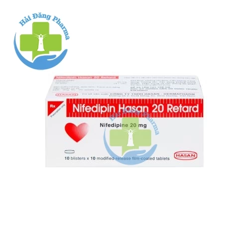 Nifedipin Hasan 20 Retard - Nifedipin 20mg Hasan