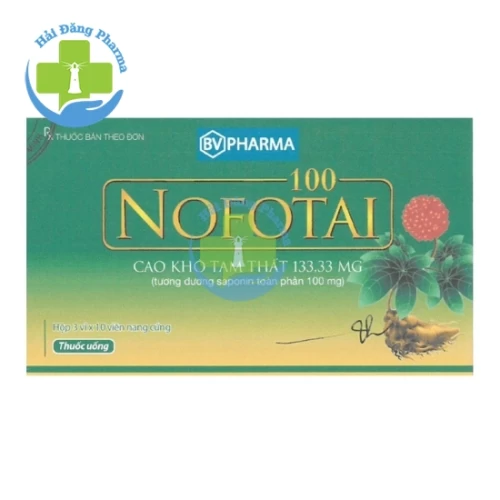 Nofotai 100 - Cao khô tam thất BV Pharma