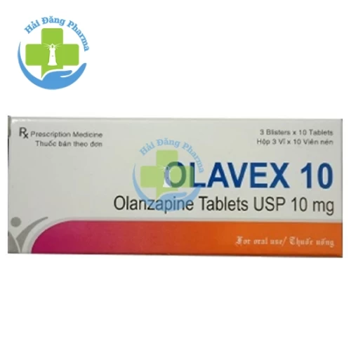 Olavex 10 - Olanzapine 10mg Akums