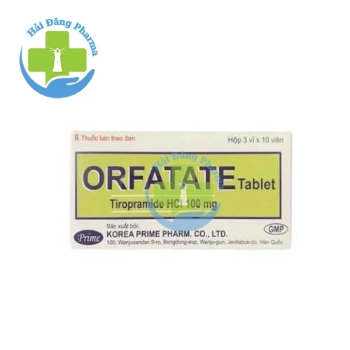 Orfatate Tablet 100mg Korea Prime