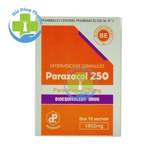 Parazacol 250 (gói) Pharbaco