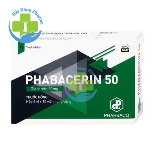 Phabacerin 50 - Hộp 3 vỉ (nhôm-PVC) x 10 viên