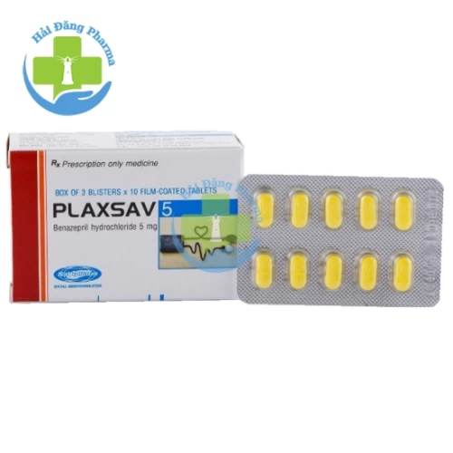 Plaxsav 5 - Benazepril Savipharm
