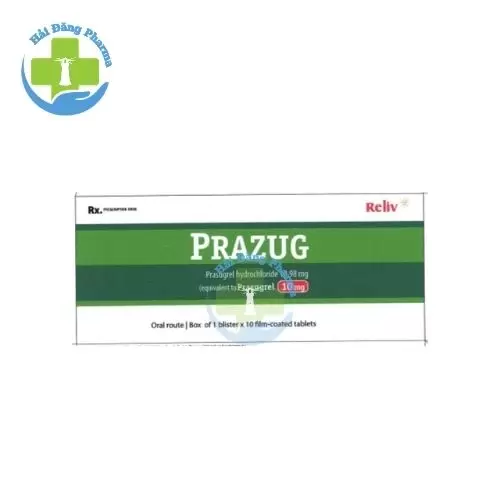 Prazug 10mg - Prasugrel Reliv Pharma