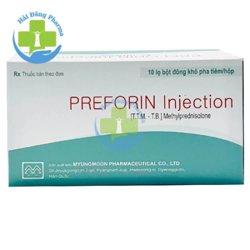 Preforin Injection - Methylprednisolon 40mg Myungmoon Pharm