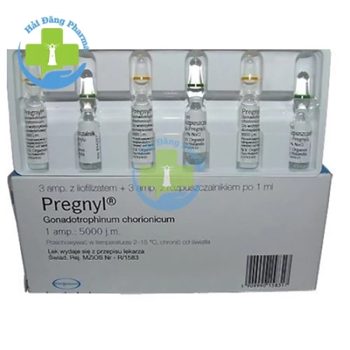 Pregnyl 1500IU - Chorionic gonadotrophin Organon
