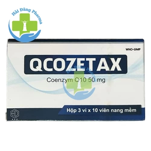 Qcozetax 50mg - Coenzym Q10 50mg Hóa Dược Việt Nam