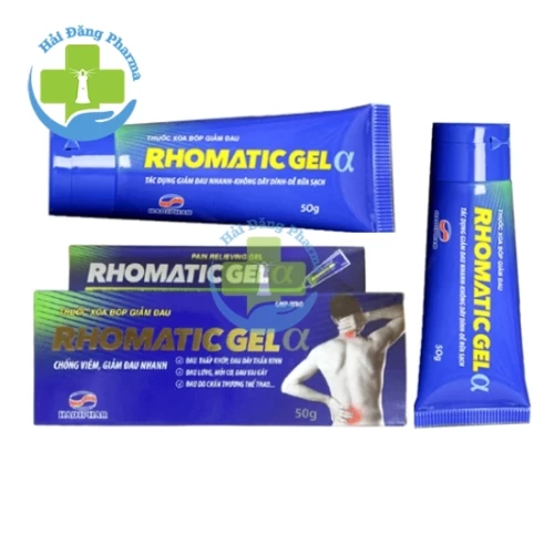 Rhomatic Gel α - Natri diclofenac 0,1g Hadiphar