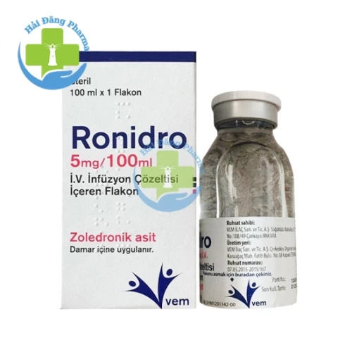 Ronidro - Zoledronic Acid 5mg/100ml Vem Ilac