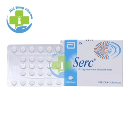 Serc 8mg - Betahistine 8mg Mylan Laboratories