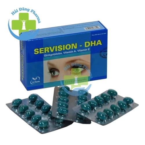 Servision - DHA - Ginkgo biloba, Vitamin A và Vitamin E Thành Công