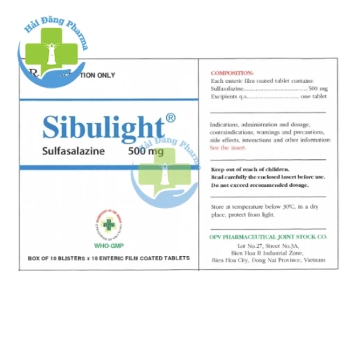 Sibulight - Sulfasalazine 500mg OPV