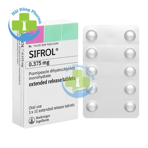 Sifrol 0,375 - Pramipexole 0.375mg Boehringer