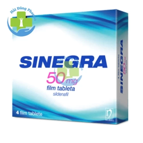 Sinegra 50mg - Sildenafil Nobel Ilac