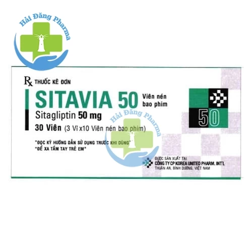 Sitavia 50 - Hộp 3 vỉ x 10 viên