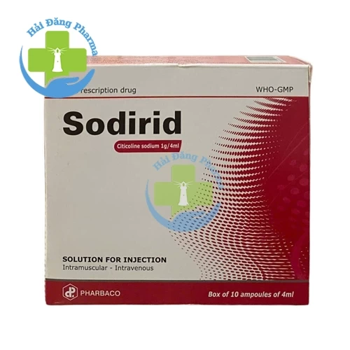 Sodirid 1 - Citicolin natri 1g Pharbaco