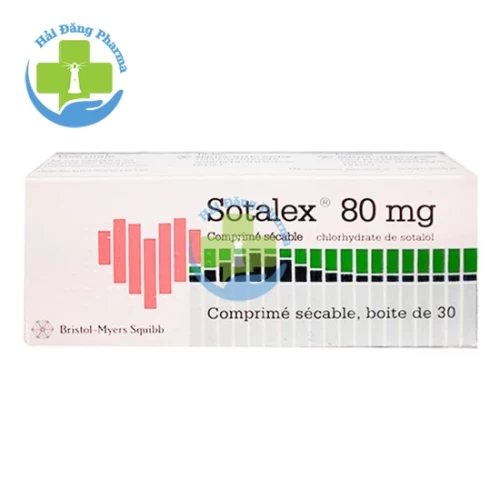 Sotalex 80mg - Sotalol chlorhydrate 80mg Bristol Myers Squibb