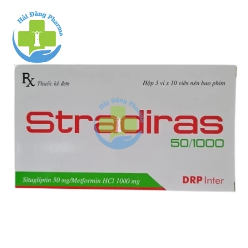 Stradiras 50/1000 - Sitagliptin + Metformin DRP Inter