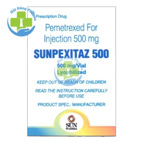 Sunpexitaz 500 - Pemetrexed 500mg Sun Pharma