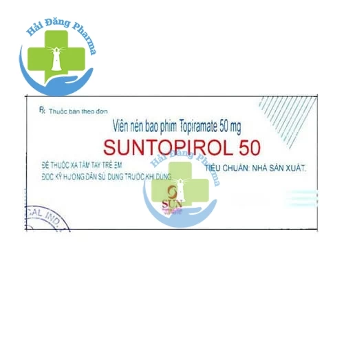 Suntopirol 50 - Hộp 5 vỉ x 10 viên