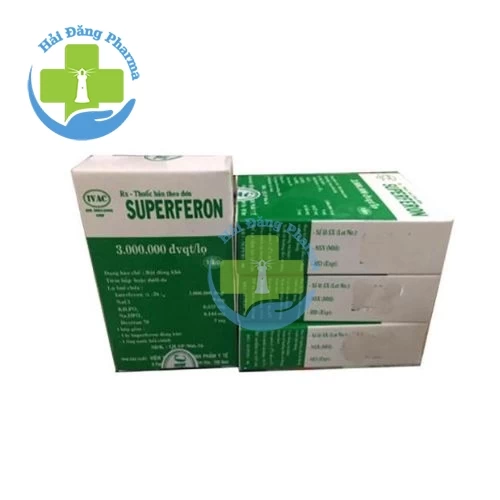 Superferon - Hộp gồm 1 lọ bột đông khô