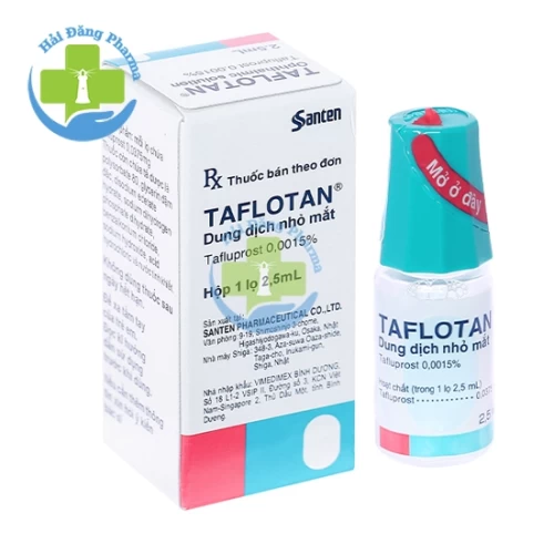 Taflotan - Tafluprost 0,0375mg/2,5ml Santen Pharma
