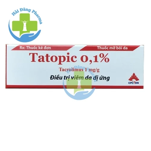 Tatopic 0,1% - Tacrolimus 1 mg/g CPC1HN