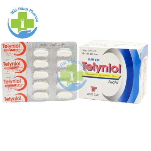 Telyniol night - Hộp 10 vỉ x 10 viên