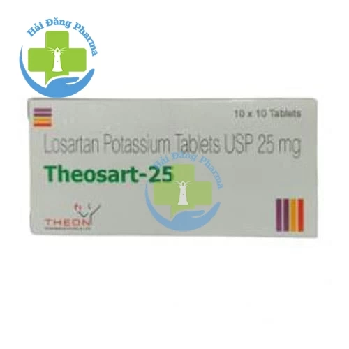 Theosart-25 - Hộp 10 vỉ x 10 viên