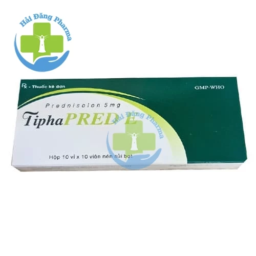 Tiphapred E - Hộp 10 vỉ x 10 viên