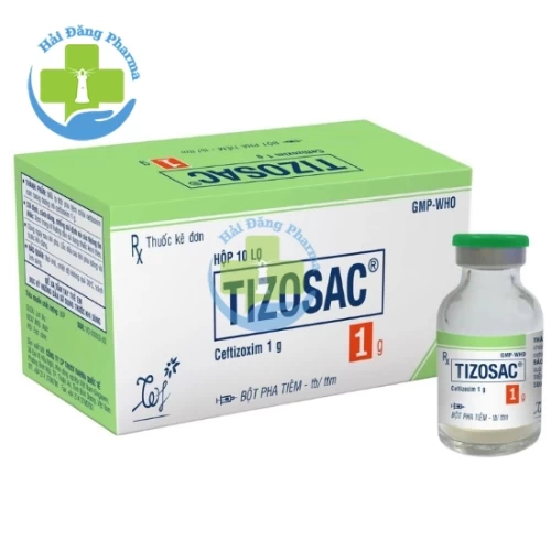 Tizosac 1 G - Ceftizoxim 1000 mg Trust Farma