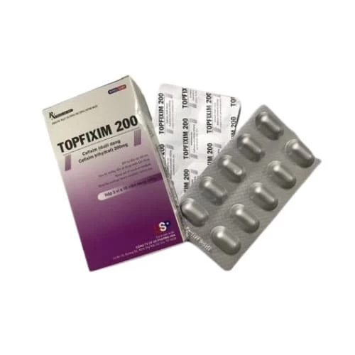 Topfixim 200 - Hộp 3 vỉ x 10 viên