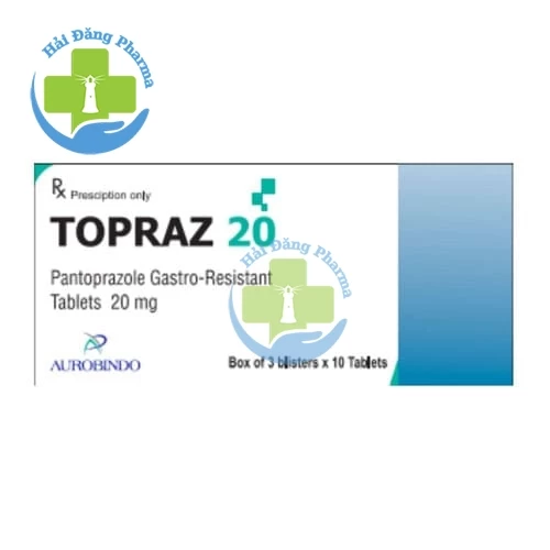 Topraz 20 - Hộp 3 vỉ x 10 viên