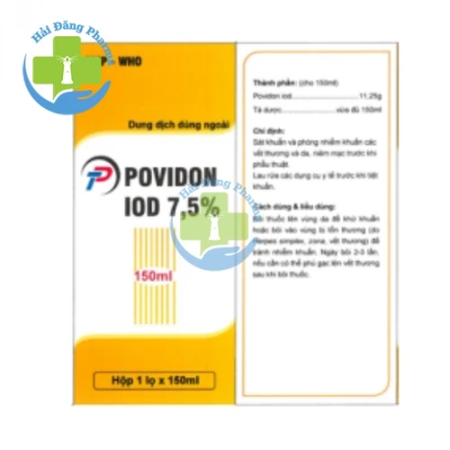 TP Povidon iod 7,5% - Dược phẩm Thành Phát