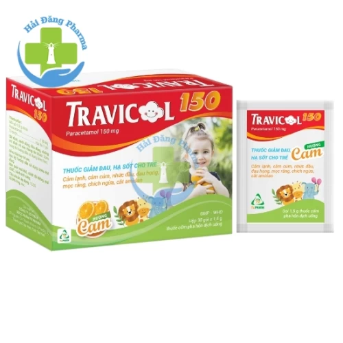 Travicol 150 - Acetaminophen 150mg TV. Pharm