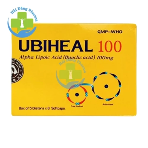 Ubiheal 100 - Alpha lipoic acid 100mg Nam Hà Pharma