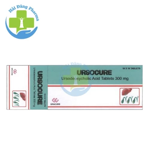 Ursocure - Hộp 3 vỉ x 10 viên