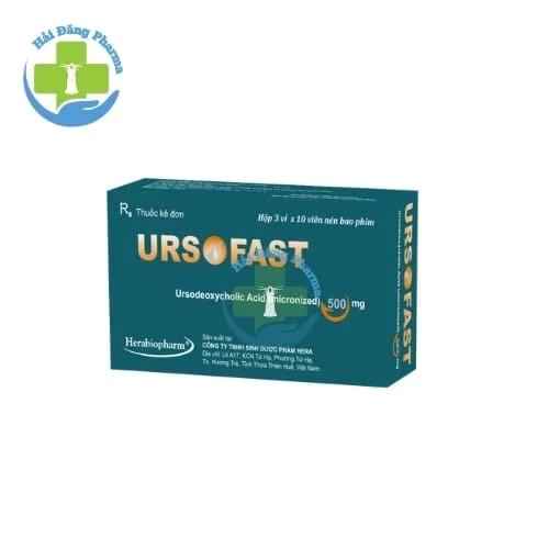 Ursofast - Ursodeoxycholic acid 500mg Hera